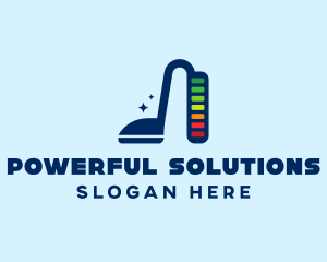 Vacuum Charging Power logo design