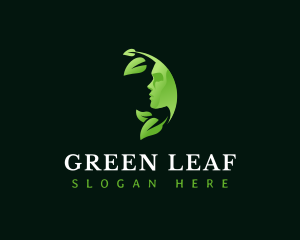 Natural Beauty Leaf  logo design