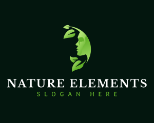 Natural Beauty Leaf  logo design