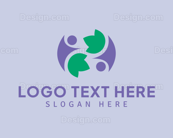 Herbal Lifestyle Human Logo