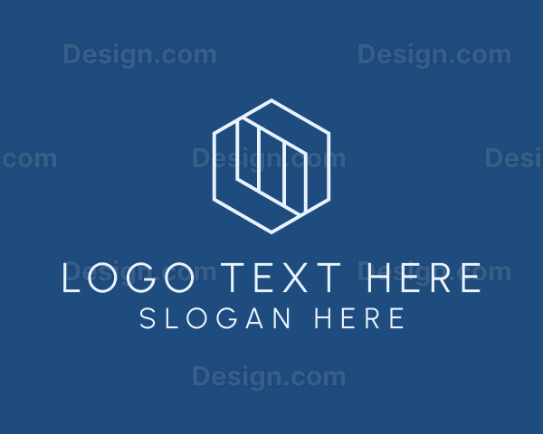 Minimalist Professional Hexagon Logo