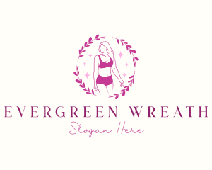 Woman Bikini Swimsuit logo design