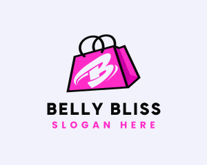 Online Shopping Bag logo design