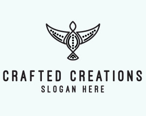 Tribal Bird Tattoo logo design