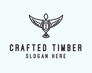 Tribal Bird Tattoo logo design