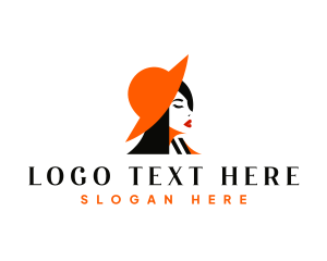 Elegant Woman Hat logo