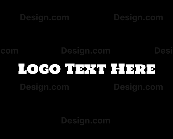 Minimalist Serif Store Logo