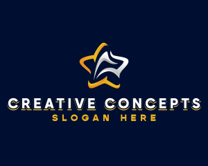 Creative Star Event logo design