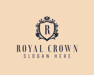 Monarchy Crown Shield logo
