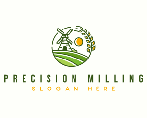 Flour Mill Agriculture logo design