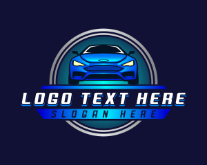 Car Sedan Automotive logo