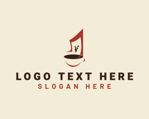 Music Note Coffee  logo