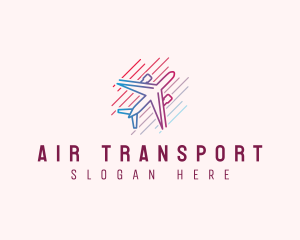 Airplane Travel Aviation logo design