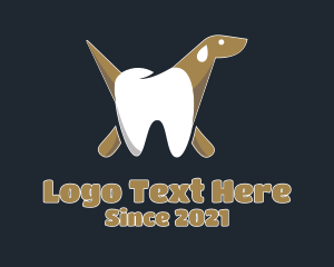 Dental Dog Tooth logo