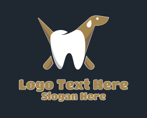 Dental Dog Tooth Logo