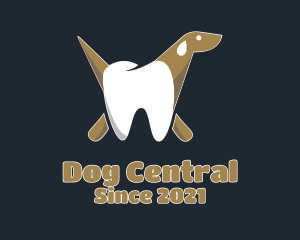 Dental Dog Tooth logo design