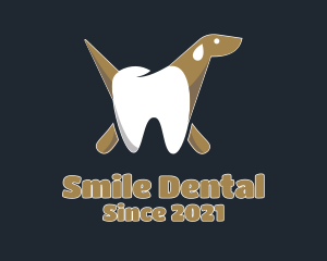 Dental Dog Tooth logo design