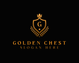 Royal Crown Shield Crest logo design