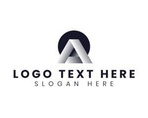 Geometric Minimalist Letter A logo