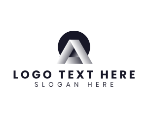 Geometric Minimalist Letter A Logo