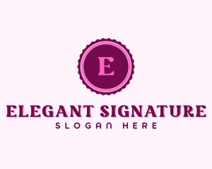 Feminine Pastry Business logo design