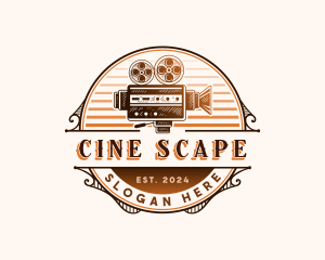 Film Camera Cinema logo design