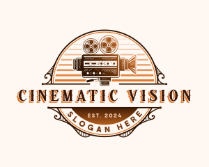 Film Camera Cinema logo design