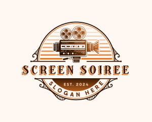 Film Camera Cinema logo design