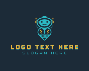 Robotics Android Toy Logo