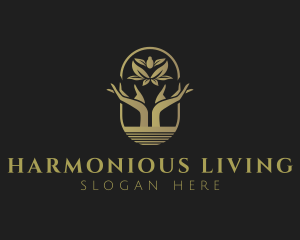 Hand Lotus Yoga logo