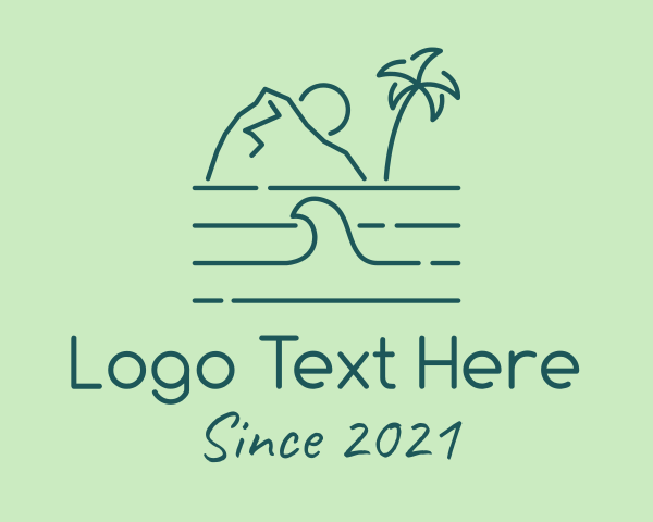 Beach Resort logo example 4