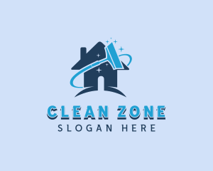 Squeegee Clean Housekeeping logo design