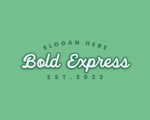 Generic Green Cursive logo design