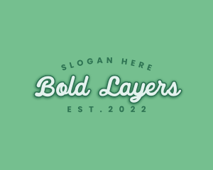 Generic Green Cursive logo design