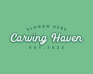 Generic Green Cursive logo design