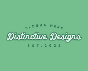 Generic Green Cursive logo design