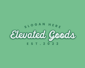 Generic Green Cursive logo design