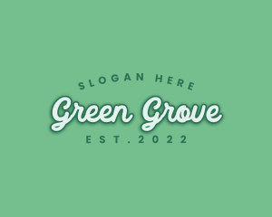 Generic Green Cursive logo design