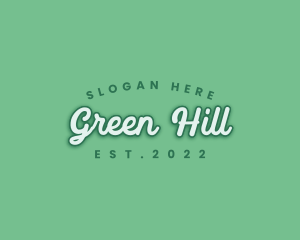 Generic Green Cursive logo design