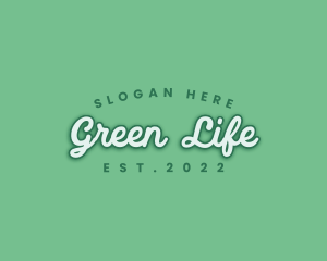 Generic Green Cursive logo design