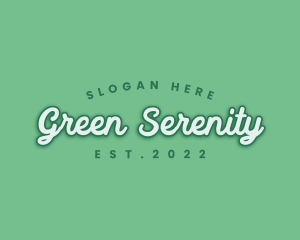 Generic Green Cursive logo design