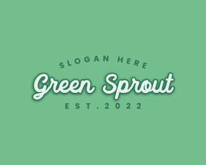 Generic Green Cursive logo design