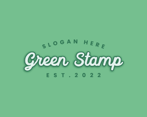 Generic Green Cursive logo design