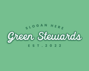 Generic Green Cursive logo design