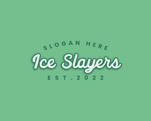 Generic Green Cursive logo design