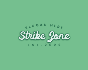 Generic Green Cursive logo design