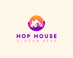 Paint House Home logo design