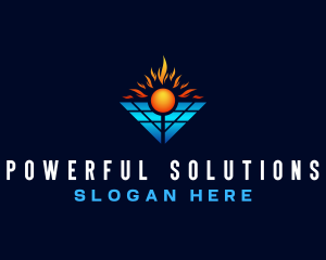 Solar Energy Panel logo design