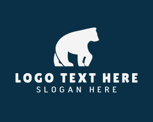 Polar Bear Animal Logo