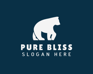 Polar Bear Animal logo design